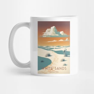 White Sands National Park Travel Poster Mug